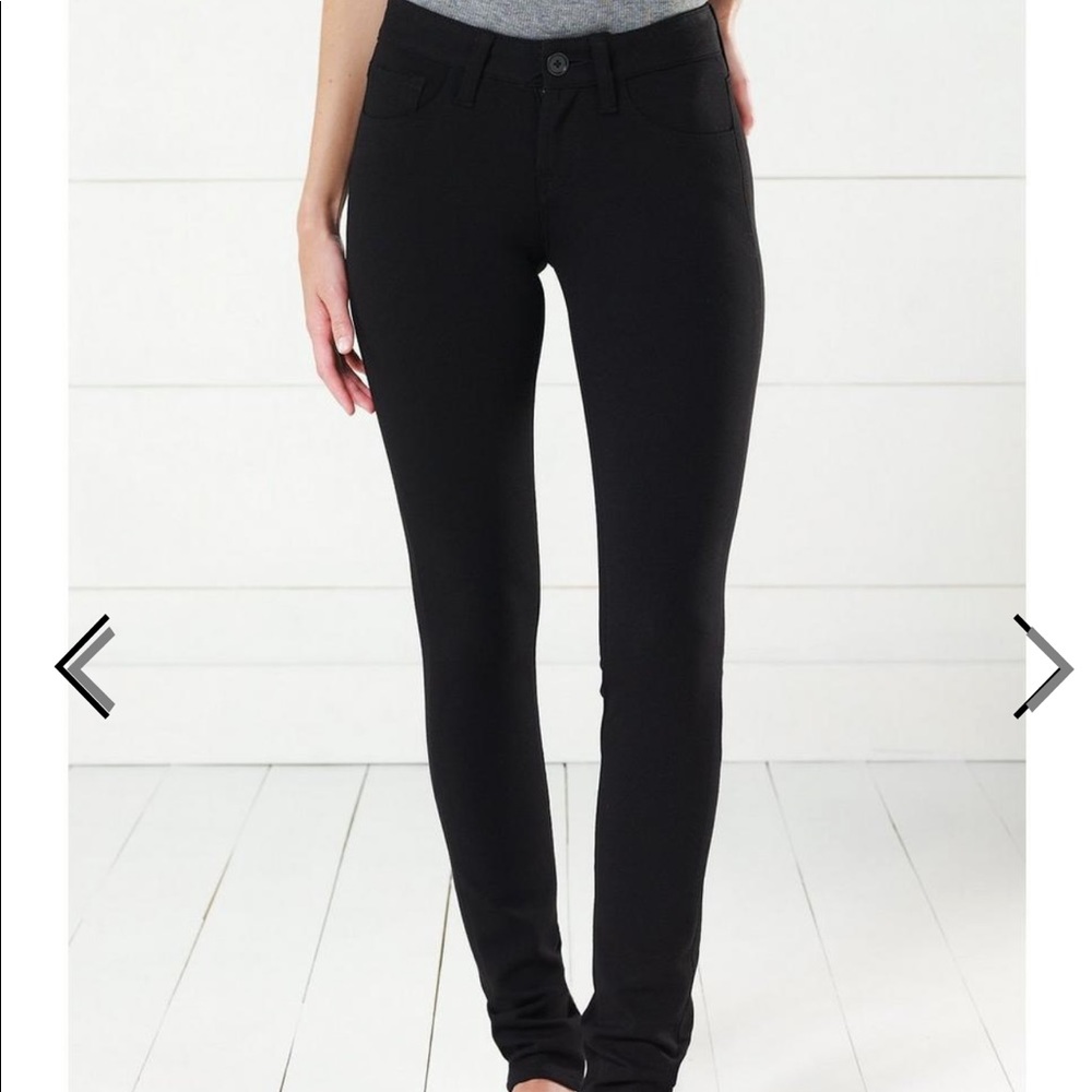 Lucky brand Zoë stretch black pants size 24